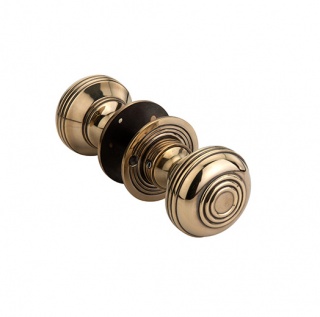 Bloxwich Door Knobs - Brass (Pair)